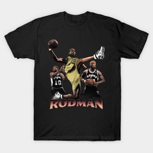 Dennis Rodman Haftone Style T-Shirt